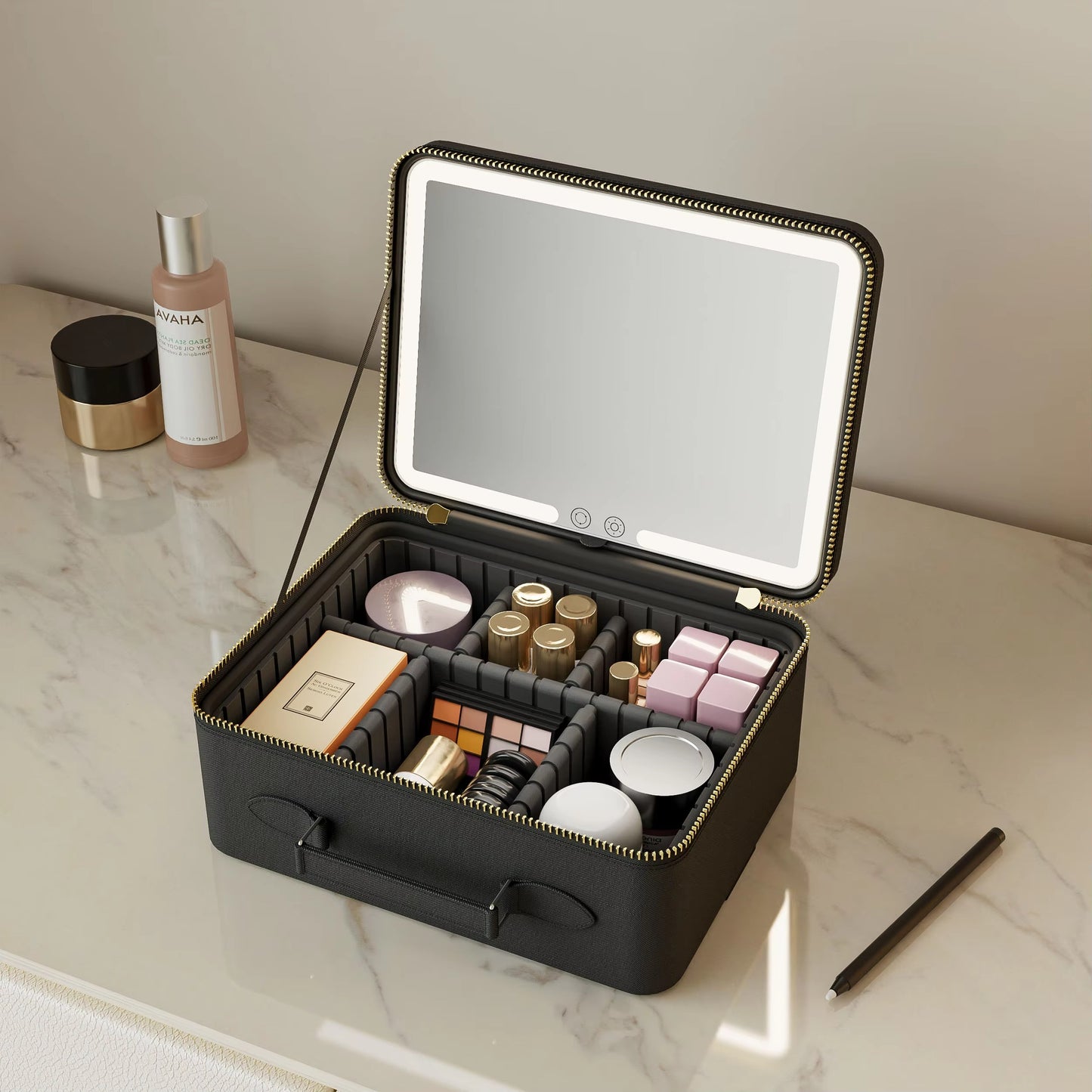 Storage Box Portable Cosmetic Vanity Make up