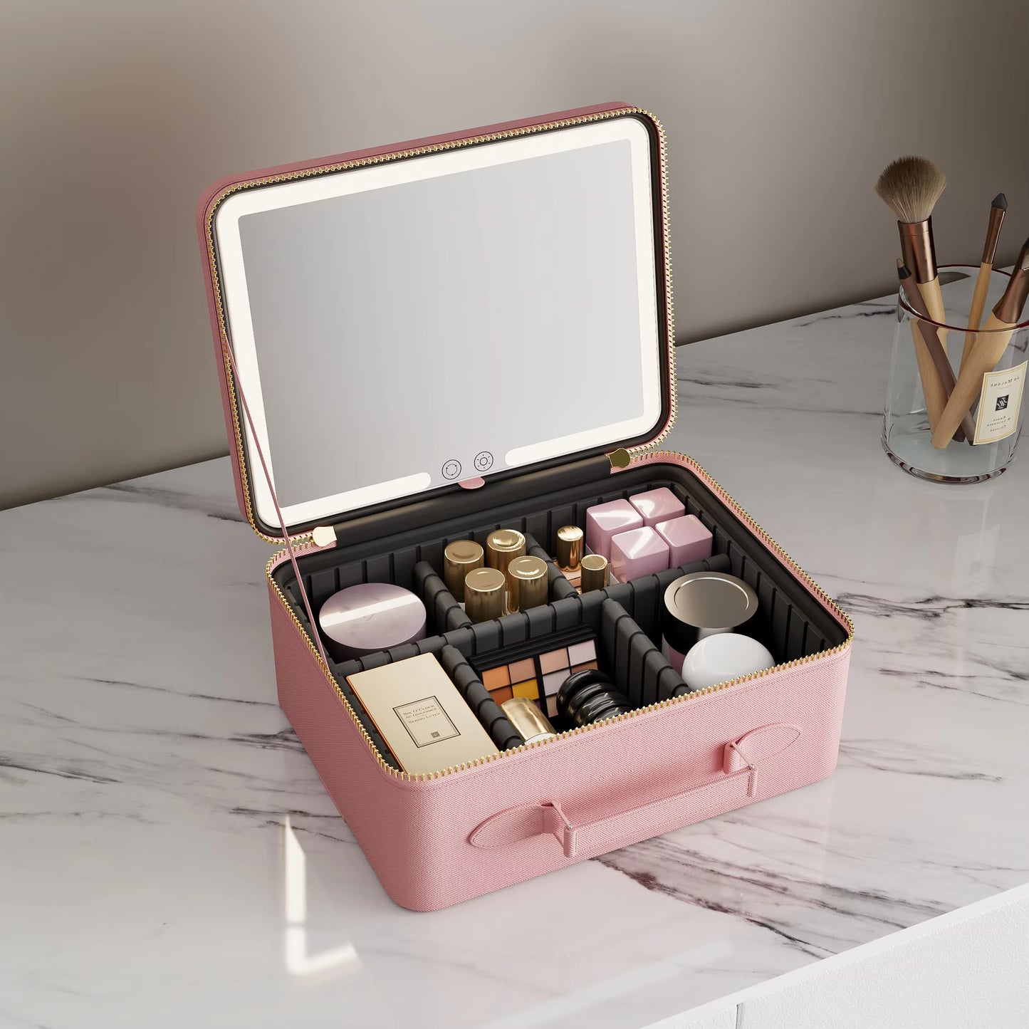 Storage Box Portable Cosmetic Vanity Make up