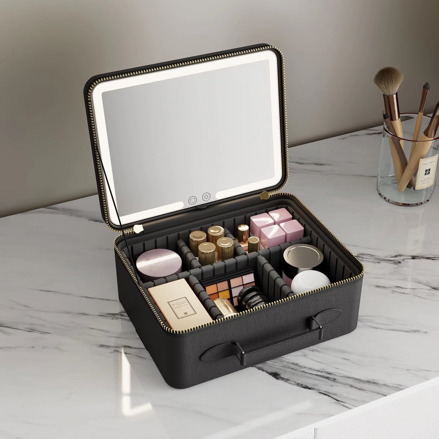Storage Box Portable Cosmetic Vanity Make up